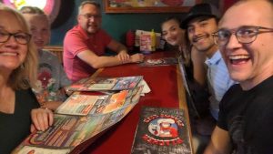 Dinner with the family at Eskimo Joe's, day 2